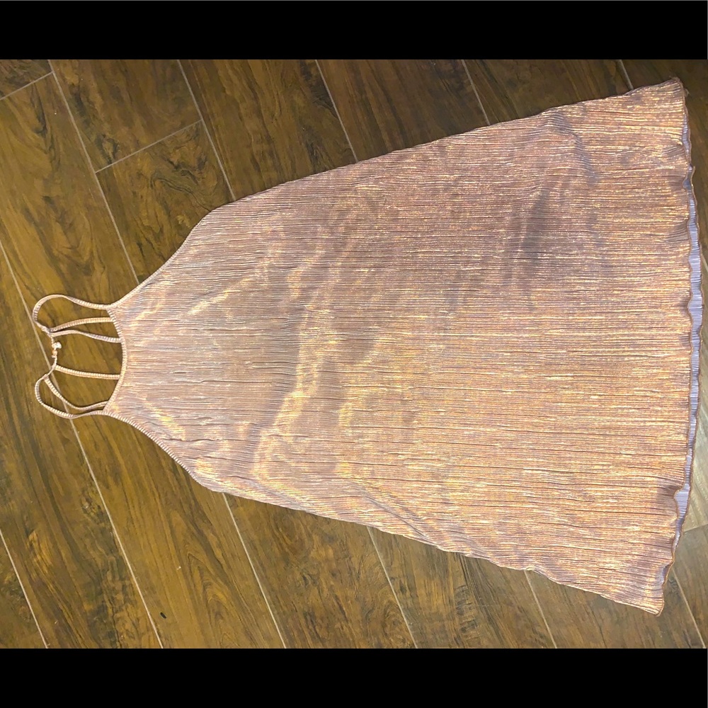 Light pink holographic dress